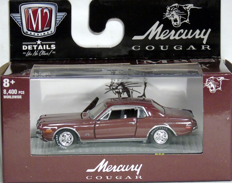 M2 Machines Detroit Muscle Release 62 1968 Mercury Cougar 390